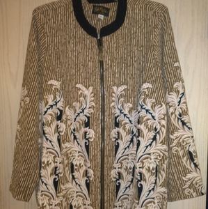 Bob Mackie Wearable Art Jacket size 1X